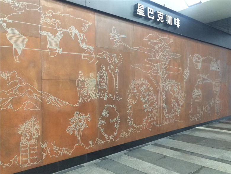 淮南耐候钢幕墙
